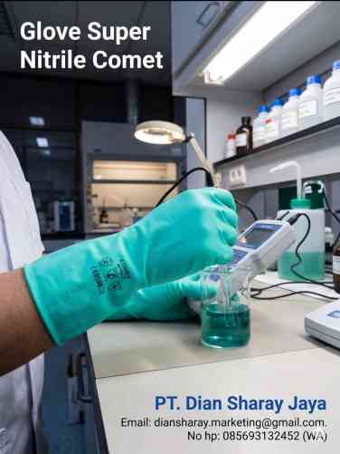 Safety Glove Comet Super Nitrile  